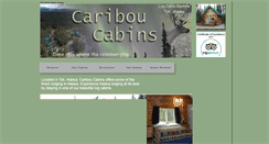 Desktop Screenshot of cariboucabins.info