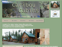 Tablet Screenshot of cariboucabins.info